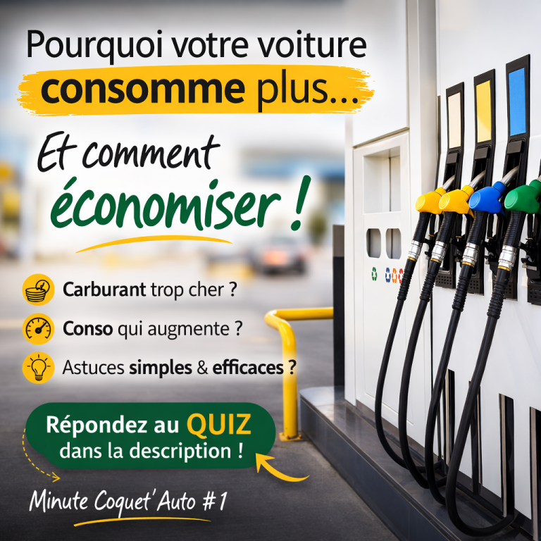 Lire la suite à propos de l’article La minute Coquet&rsquo;auto #1 : Face à la hausse du carburant, comment faire des économies ?